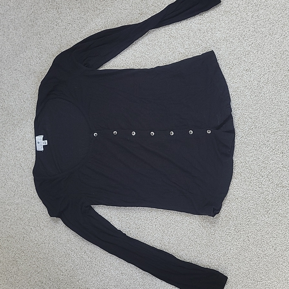 Socialite Scoop Neck Ribbed Henley
